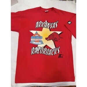 Arkansas Razorbacks TShirt 1994 L Single Stitch Memphis SEC Tournament Vintage